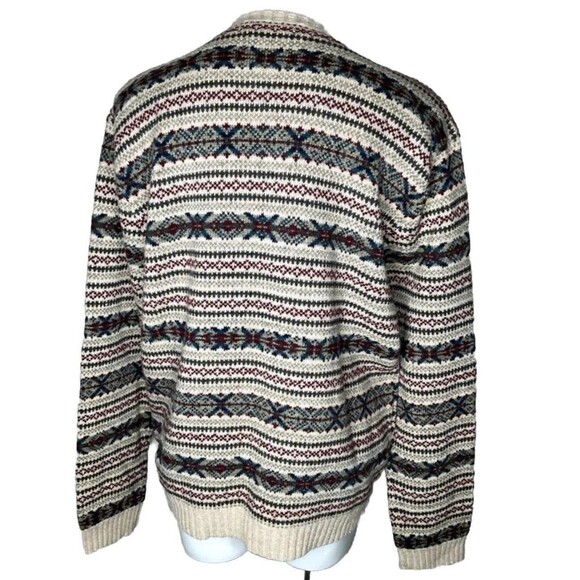 Vintage Polo Ralph Lauren Size Large Womans Wool V-neck Sweater - Picture 7 of 7